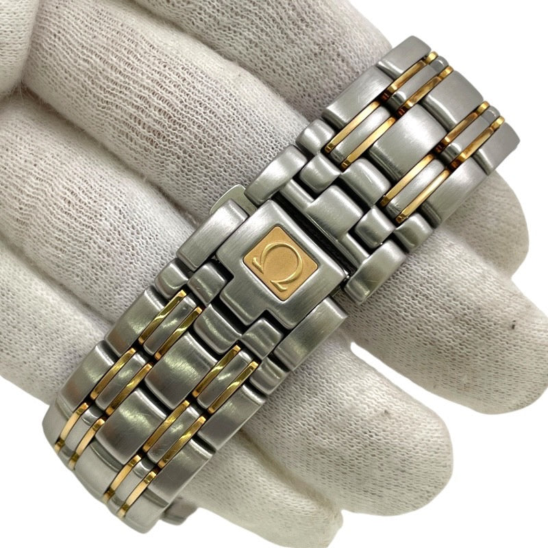 【OMEGA】オメガ シーマスター クロノメーター 2301.20 腕時計 SS/YG メンズ 自動巻き オートマティック デイト 白文字盤 ホワイト