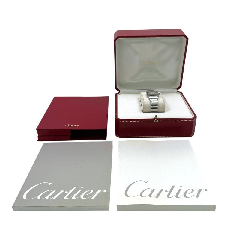 【CARTIER】カルティエ サントスガルベSM W20056D6 腕時計 ステンレススチール レディース クォーツ