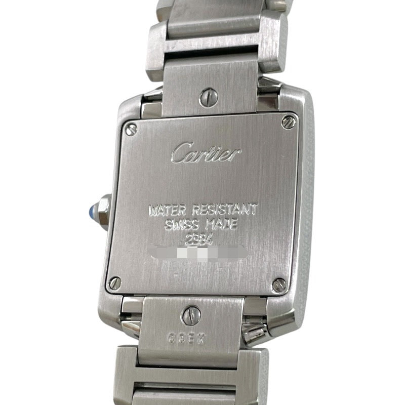 【CARTIER】カルティエ タンクフランセーズSM W51008Q3 腕時計 ステンレススチール レディース クォーツ