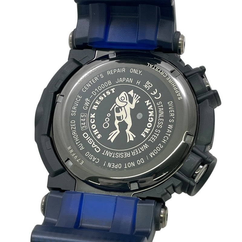 【CASIO】カシオ Gショック フロッグマン GWF-D1000B-1JF 腕時計 メンズ ソーラー電波 G-SHOCK FROGMAN トリプルセンサー