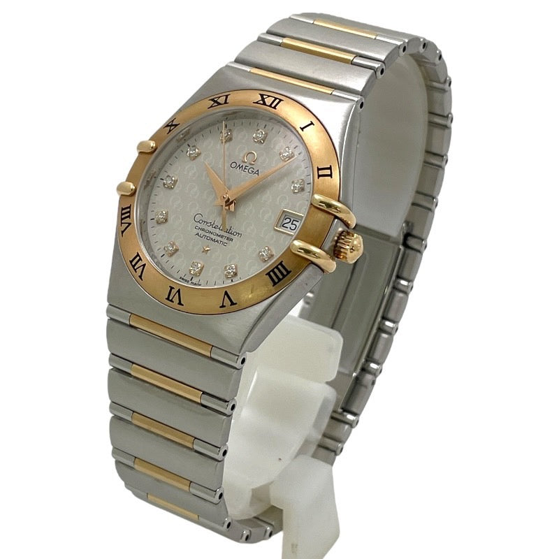 【OMEGA】オメガ コンステレーション 50周年 1304.35 腕時計 SS/YG メンズ 自動巻き クロノメーター 11Pダイヤモンド