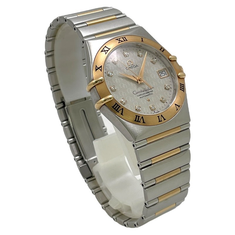 【OMEGA】オメガ コンステレーション 50周年 1304.35 腕時計 SS/YG メンズ 自動巻き クロノメーター 11Pダイヤモンド