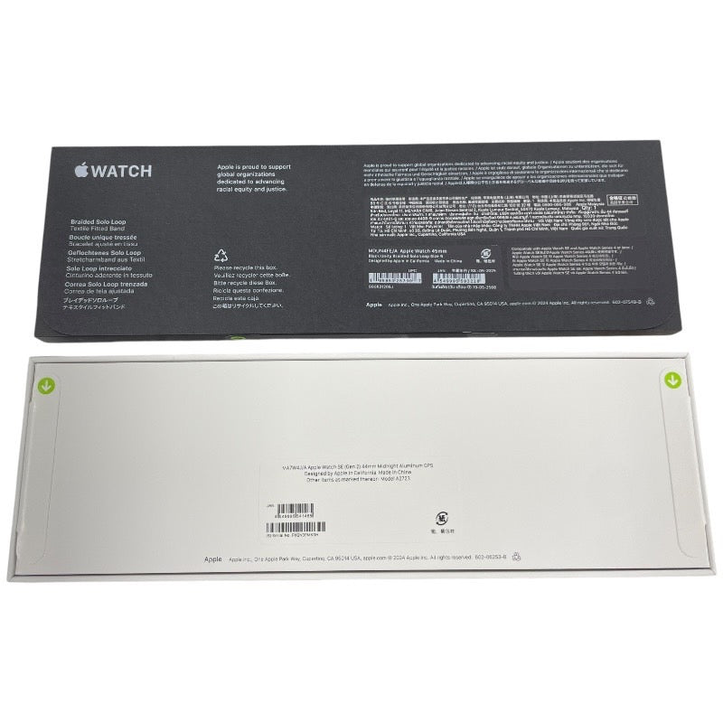 【新品未使用品】【Apple】アップル アップルウォッチ SE 第2世代 44mm MA7W4J/A 腕時計 ユニセックス 新品未使用品 ミッドナイト アルミニウム