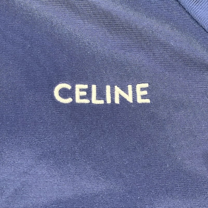 【CELINE】セリーヌ トラックジャケット 2Y98E859W.07OW その他アウター メンズ サイズM ネイビー 紺 ジャージ