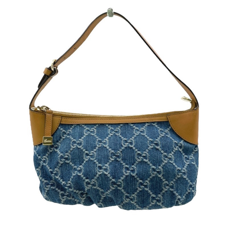【GUCCI】グッチ GGデニム ワンショルダー 224093 ショルダーバッグ レディース ハンド アクセサリーポーチ レザー