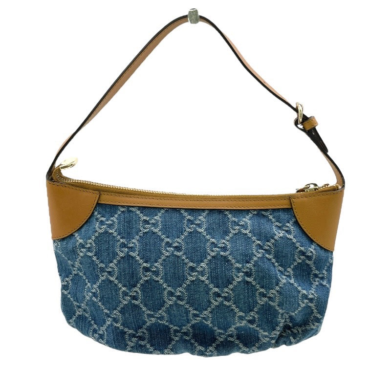 【GUCCI】グッチ GGデニム ワンショルダー 224093 ショルダーバッグ レディース ハンド アクセサリーポーチ レザー