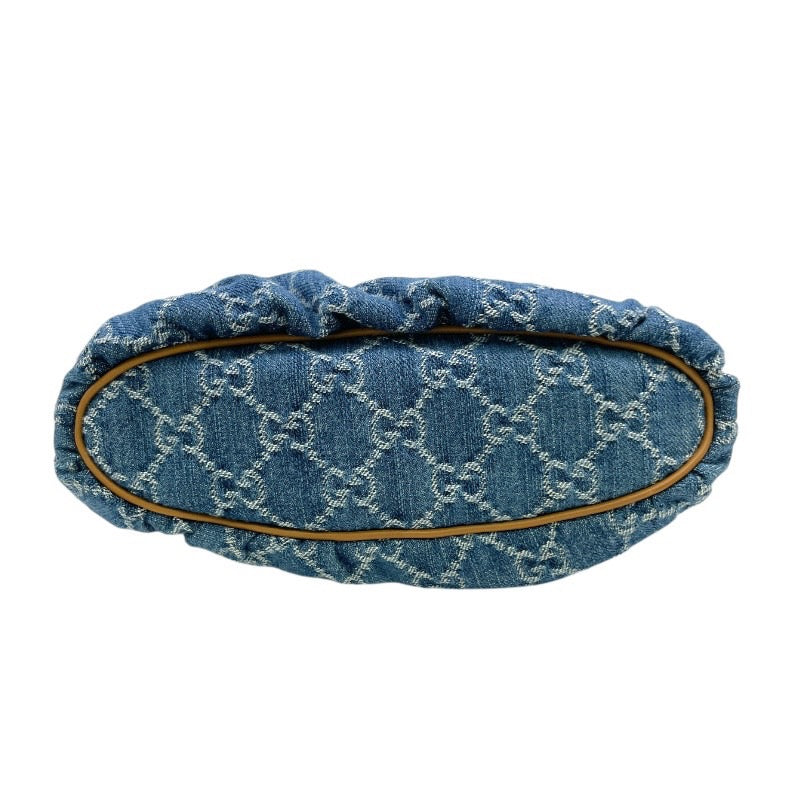 【GUCCI】グッチ GGデニム ワンショルダー 224093 ショルダーバッグ レディース ハンド アクセサリーポーチ レザー