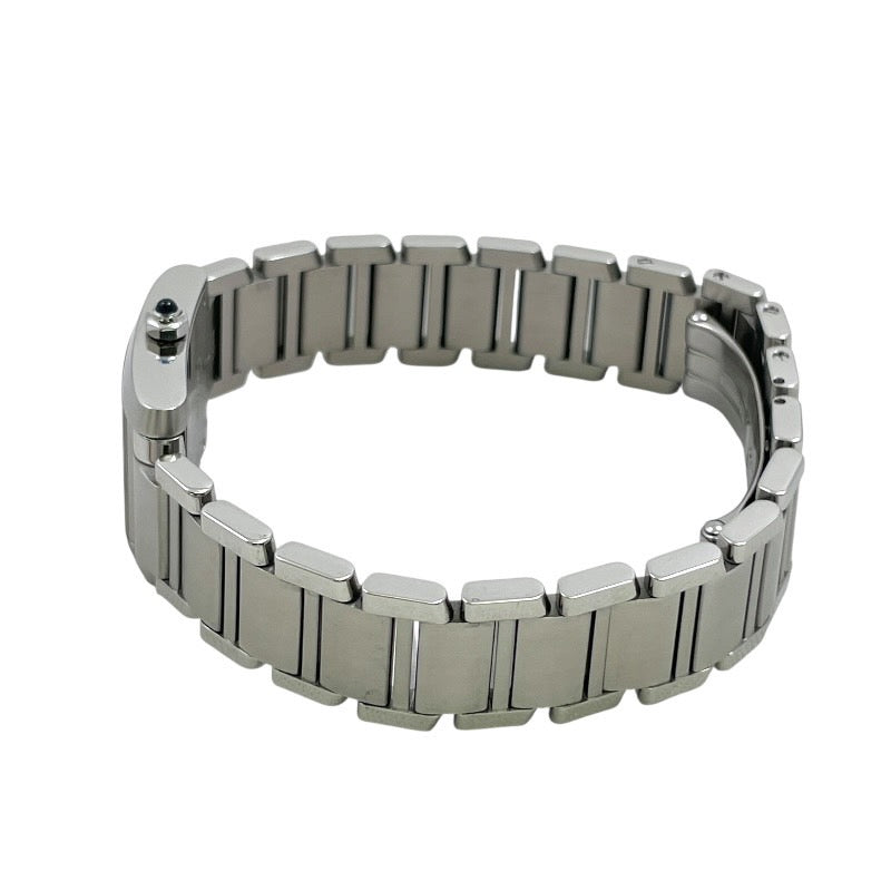 【CARTIER】カルティエ タンクフランセーズSM W51008Q3 腕時計 ステンレススチール レディース クォーツ