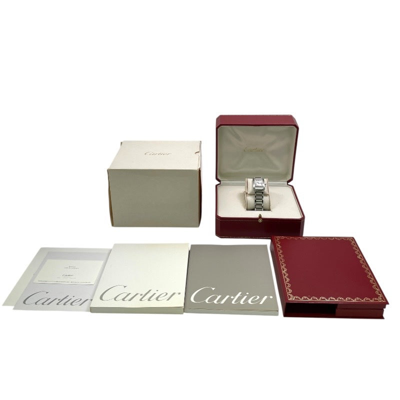 【CARTIER】カルティエ タンクフランセーズSM W51008Q3 腕時計 ステンレススチール レディース クォーツ