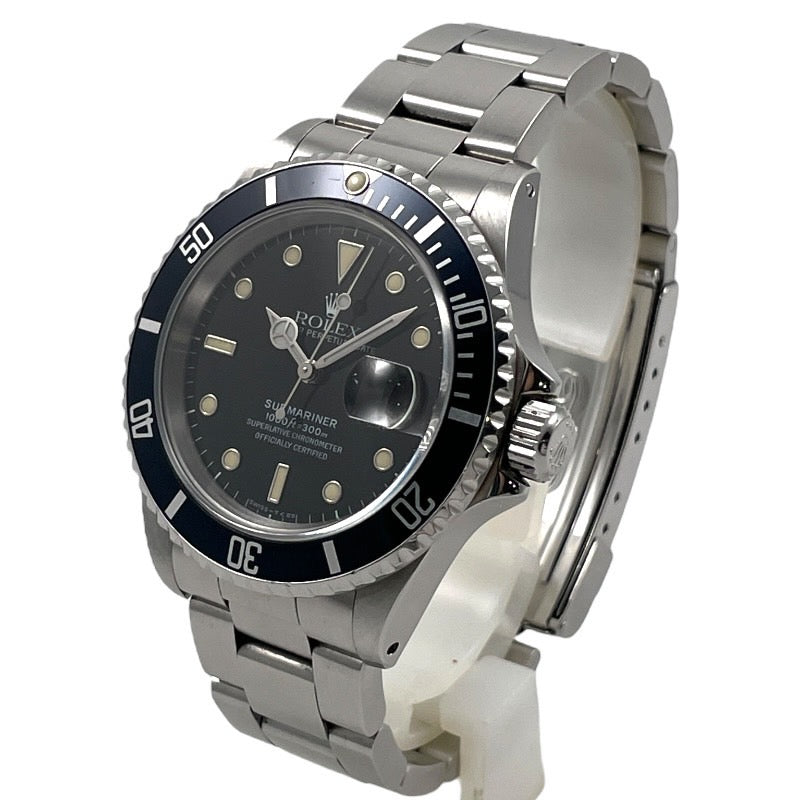 【ROLEX】ロレックス サブマリーナー 16610 腕時計 ステンレススチール メンズ N番 自動巻き ブラック トリチウム