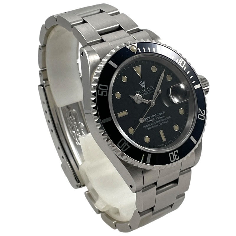 【ROLEX】ロレックス サブマリーナー 16610 腕時計 ステンレススチール メンズ N番 自動巻き ブラック トリチウム