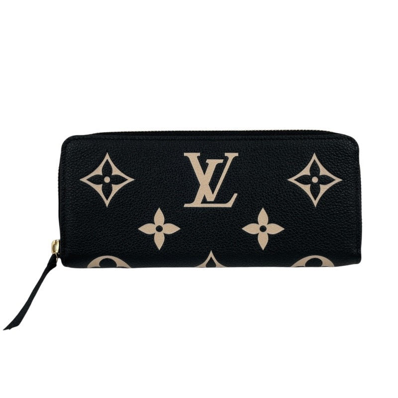 【LOUIS VUITTON】ルイ・ヴィトン ポルトフォイユ クレマンス M82338 長財布 レザー レディース モノグラム アンプラント バイカラー 未使用品