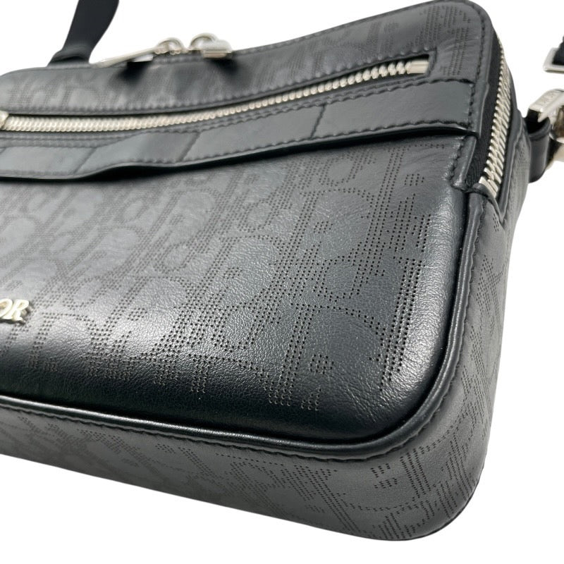 【Dior】ディオール ギャラクシー サファリ メッセンジャー 1ESPO206VPI ショルダーバッグ レザー メンズ 黒 ブラック レディース