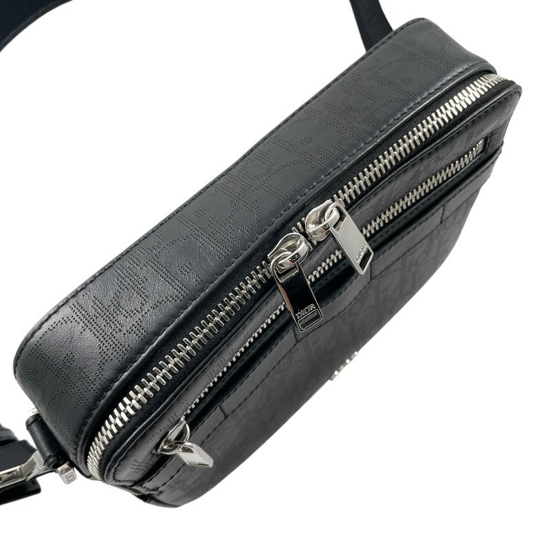 【Dior】ディオール ギャラクシー サファリ メッセンジャー 1ESPO206VPI ショルダーバッグ レザー メンズ 黒 ブラック レディース