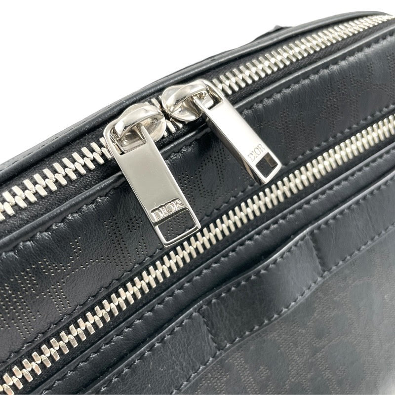 【Dior】ディオール ギャラクシー サファリ メッセンジャー 1ESPO206VPI ショルダーバッグ レザー メンズ 黒 ブラック レディース