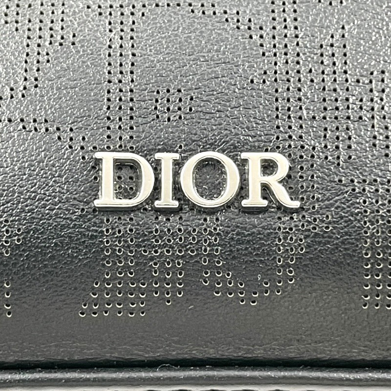 【Dior】ディオール ギャラクシー サファリ メッセンジャー 1ESPO206VPI ショルダーバッグ レザー メンズ 黒 ブラック レディース