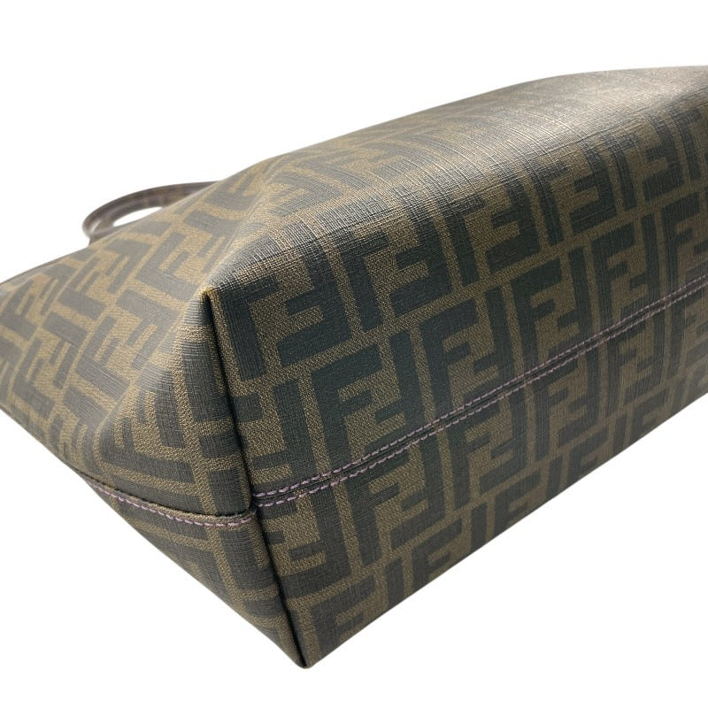 【FENDI】フェンディ ズッカ トート 8BH198 トートバッグ PVC レディース PVC ハンド カーキ