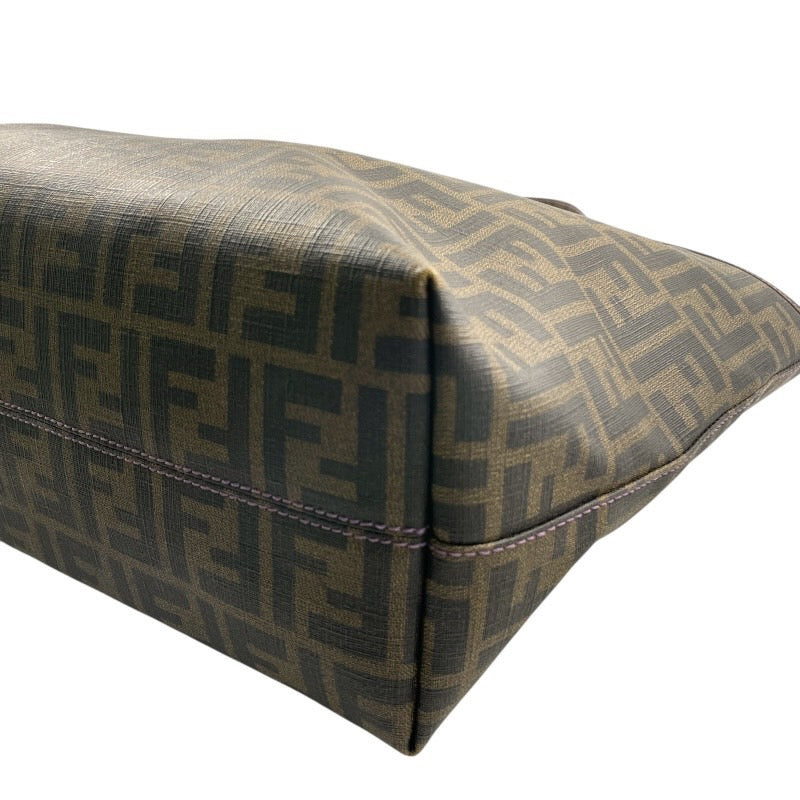 【FENDI】フェンディ ズッカ トート 8BH198 トートバッグ PVC レディース PVC ハンド カーキ