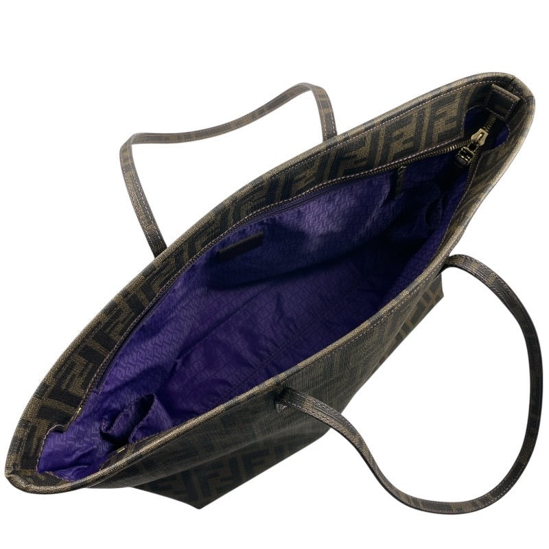 【FENDI】フェンディ ズッカ トート 8BH198 トートバッグ PVC レディース PVC ハンド カーキ