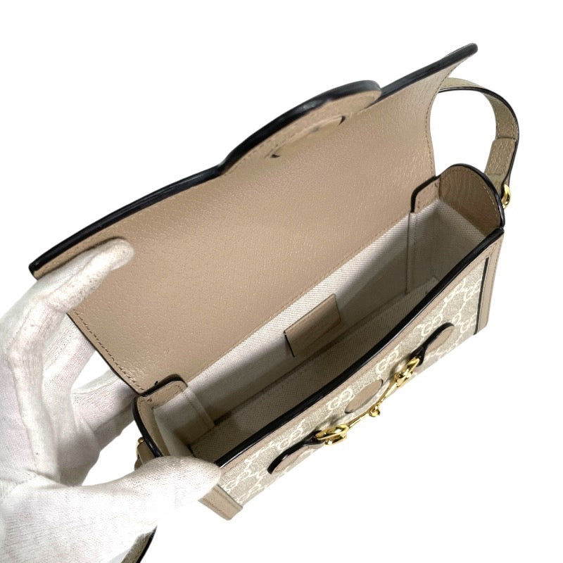 【GUCCI】グッチ ホースビット1955 699296 ショルダーバッグ レディース GGスプリーム ポシェット