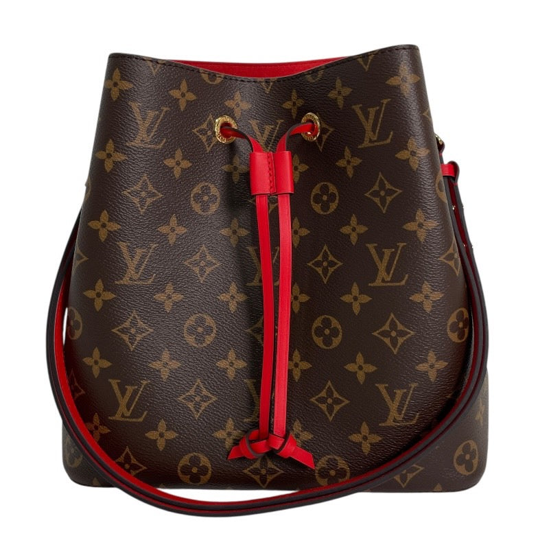 【LOUIS VUITTON】ルイ・ヴィトン ネオノエMM M44021 ショルダーバッグ レディース モノグラム コクリコ 赤