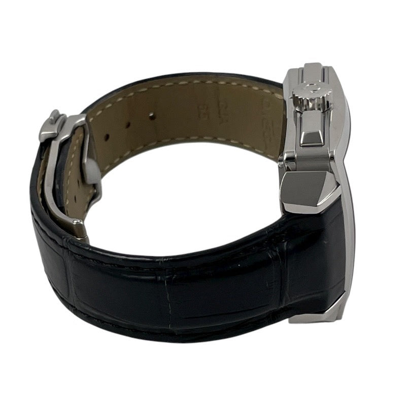 【OMEGA】オメガ デビル X2 クロノグラフ 423.13.37.50.01.001 腕時計 SS/レザー メンズ 自動巻き コーアクシャル 黒 ブラック