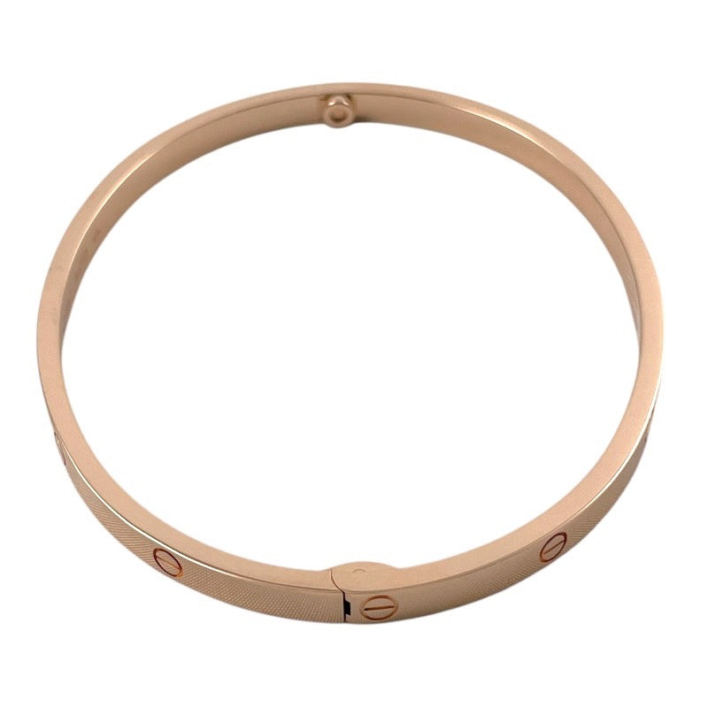 【CARTIER】カルティエ ラブ スモール B6047318 ブレスレット K18ピンクゴールド レディース 750 LOVE 18号 バングル 2022年保証書