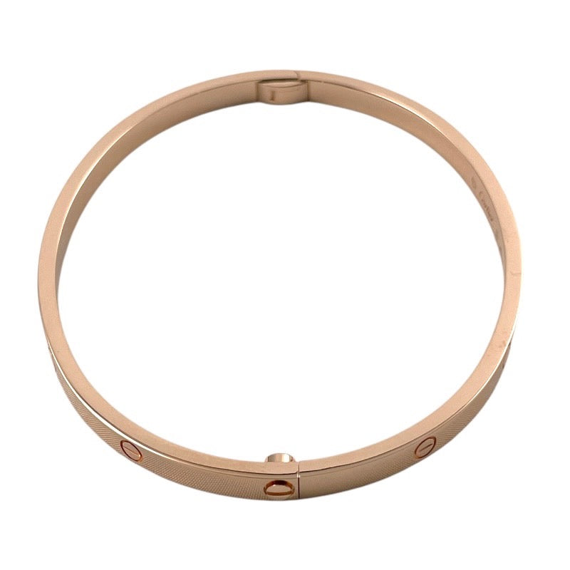 【CARTIER】カルティエ ラブ スモール B6047318 ブレスレット K18ピンクゴールド レディース 750 LOVE 18号 バングル 2022年保証書