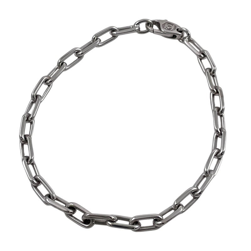 【CARTIER】カルティエ スパルタカス ブレスレット K18ホワイトゴールド レディース 750 サントス 鎖 チェーン 保証書有 メンズ