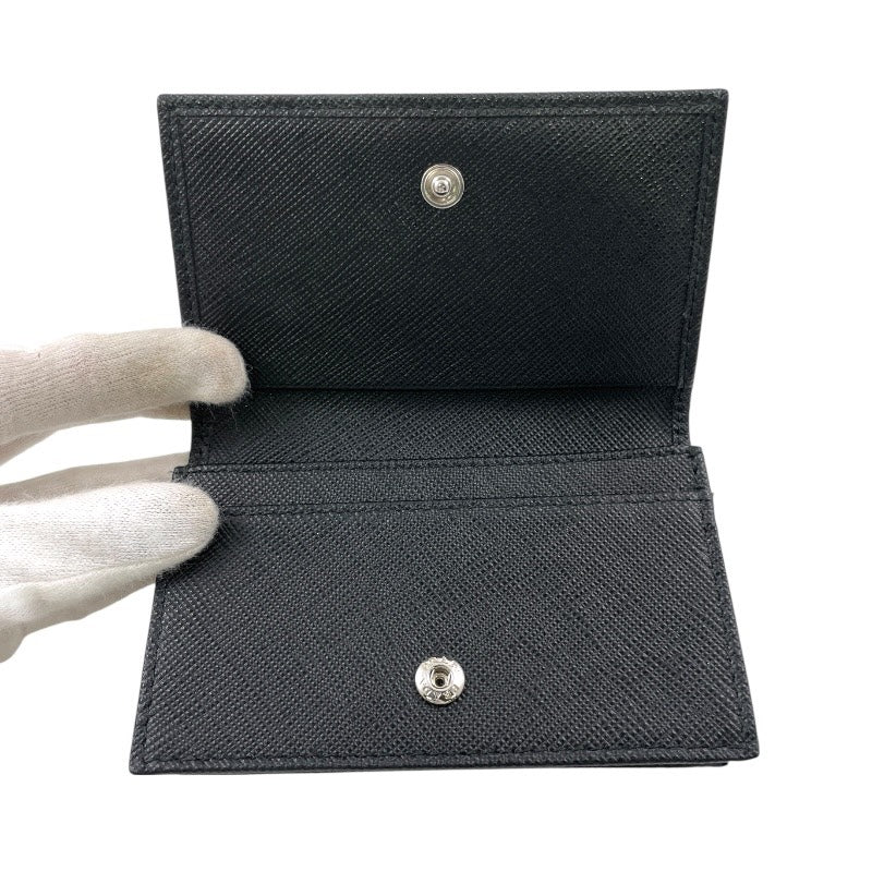 【PRADA】プラダ サフィアーノレザー 名刺入れ 2MC122 名刺入れ レザー メンズ 黒 ブラック カードケース レディース
