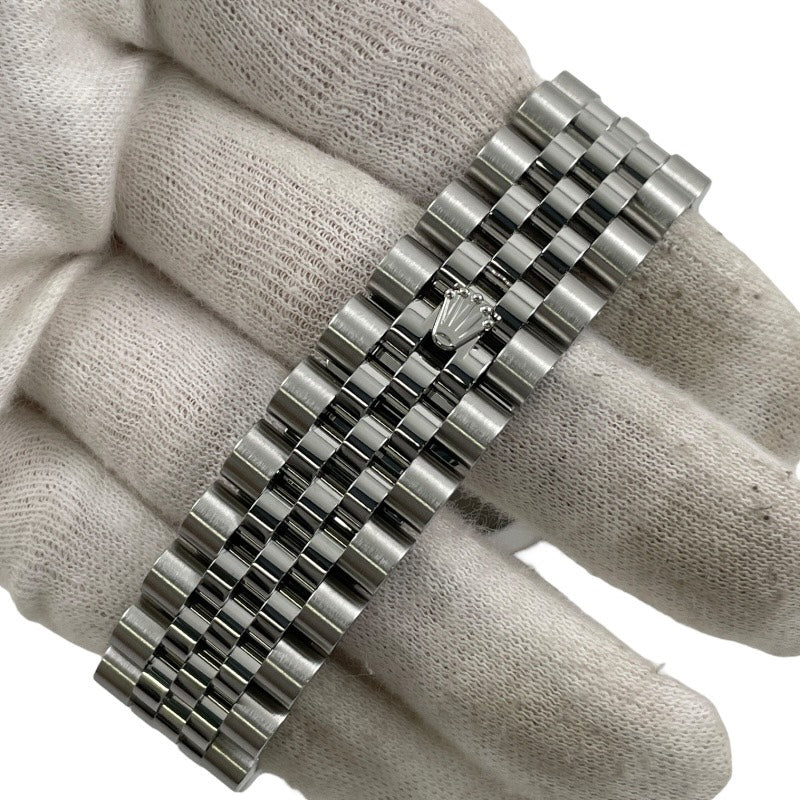 【ROLEX】ロレックス デイトジャスト ターノグラフ 116264 腕時計 SS/WG メンズ G番 自動巻き 黒文字盤 ブラック ジュビリーブレス