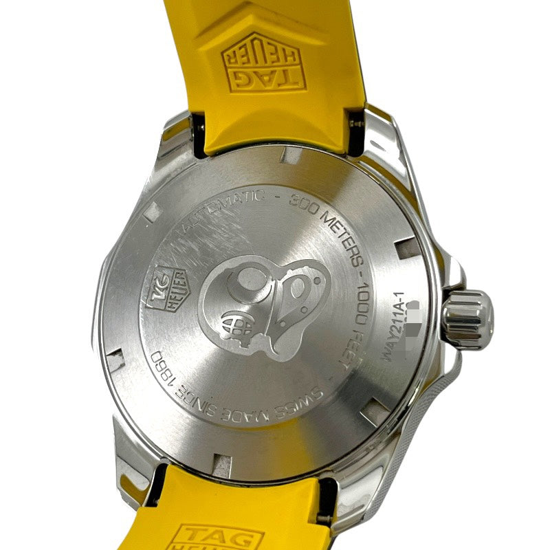 【TAG HEUER】タグホイヤー アクアレーサー キャリバー5 WAY211A.FT6068 腕時計 SS/ラバー メンズ 自動巻き 黒文字盤 ブラック