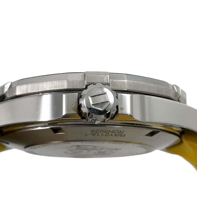 【TAG HEUER】タグホイヤー アクアレーサー キャリバー5 WAY211A.FT6068 腕時計 SS/ラバー メンズ 自動巻き 黒文字盤 ブラック