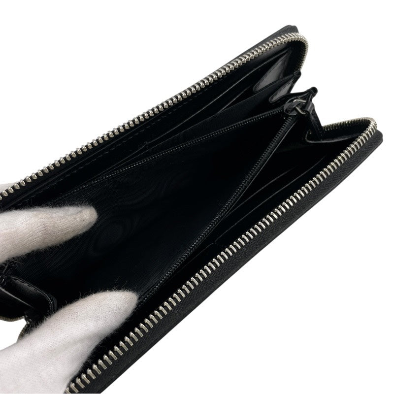 【GUCCI】グッチ GGマーモント ジップアラウンドウォレット 428736 長財布 レザー メンズ 本革 ラウンドファスナー 黒 ブラック レディース