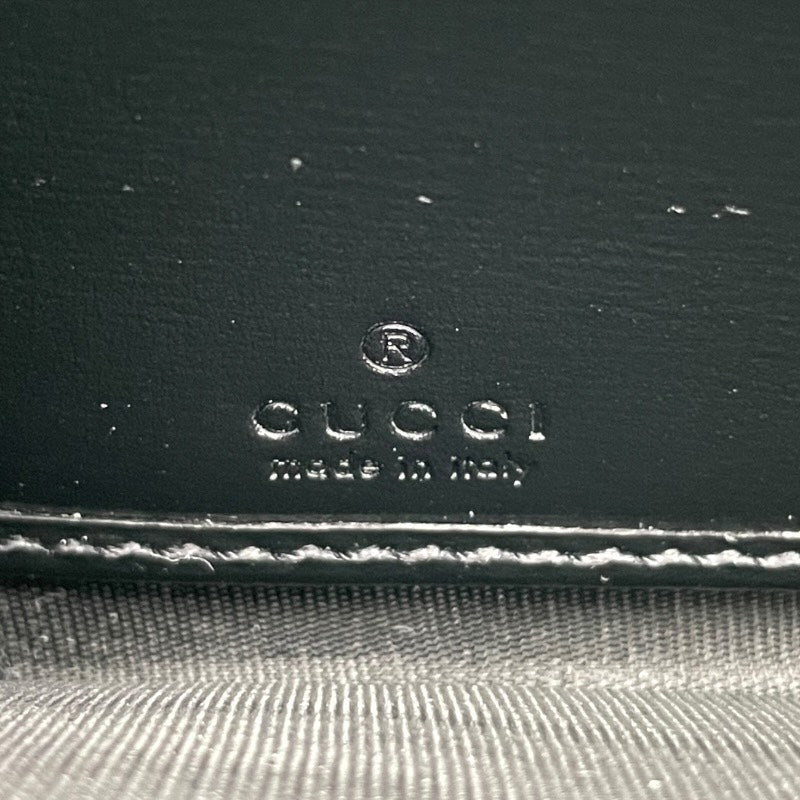 【GUCCI】グッチ GGマーモント ジップアラウンドウォレット 428736 長財布 レザー メンズ 本革 ラウンドファスナー 黒 ブラック レディース