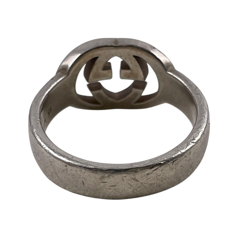 【GUCCI】グッチ インターロッキングG ブリット 190483 リング・指輪 シルバー925 メンズ 15号 日本サイズ14号