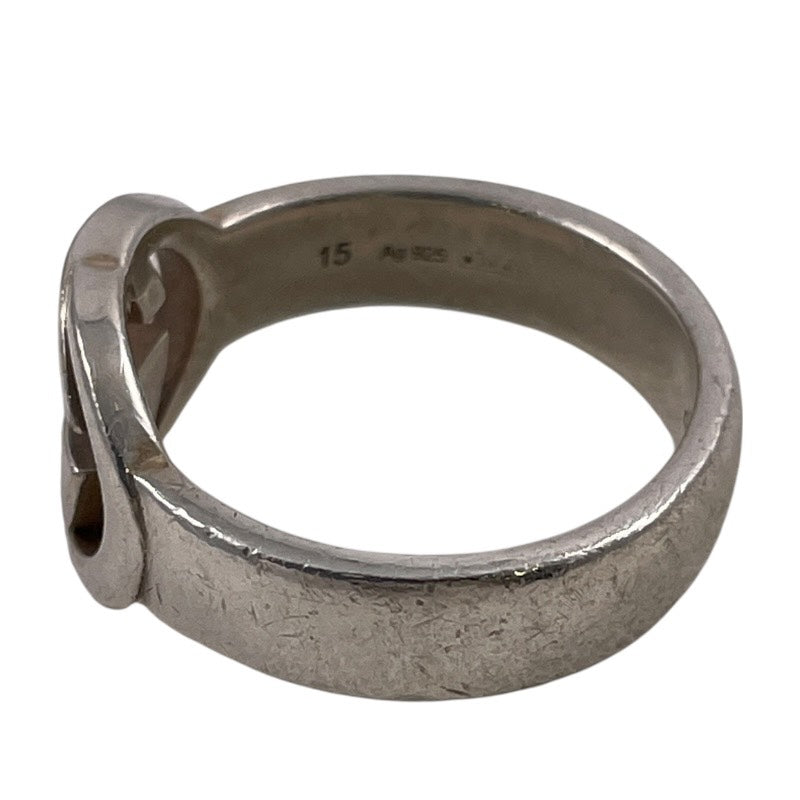 【GUCCI】グッチ インターロッキングG ブリット 190483 リング・指輪 シルバー925 メンズ 15号 日本サイズ14号