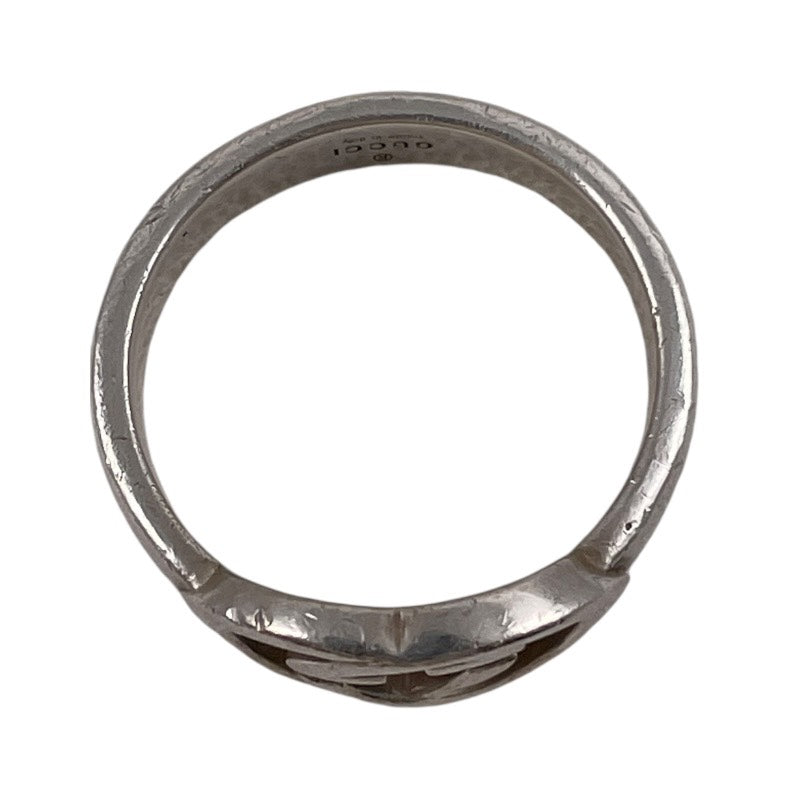 【GUCCI】グッチ インターロッキングG ブリット 190483 リング・指輪 シルバー925 メンズ 15号 日本サイズ14号