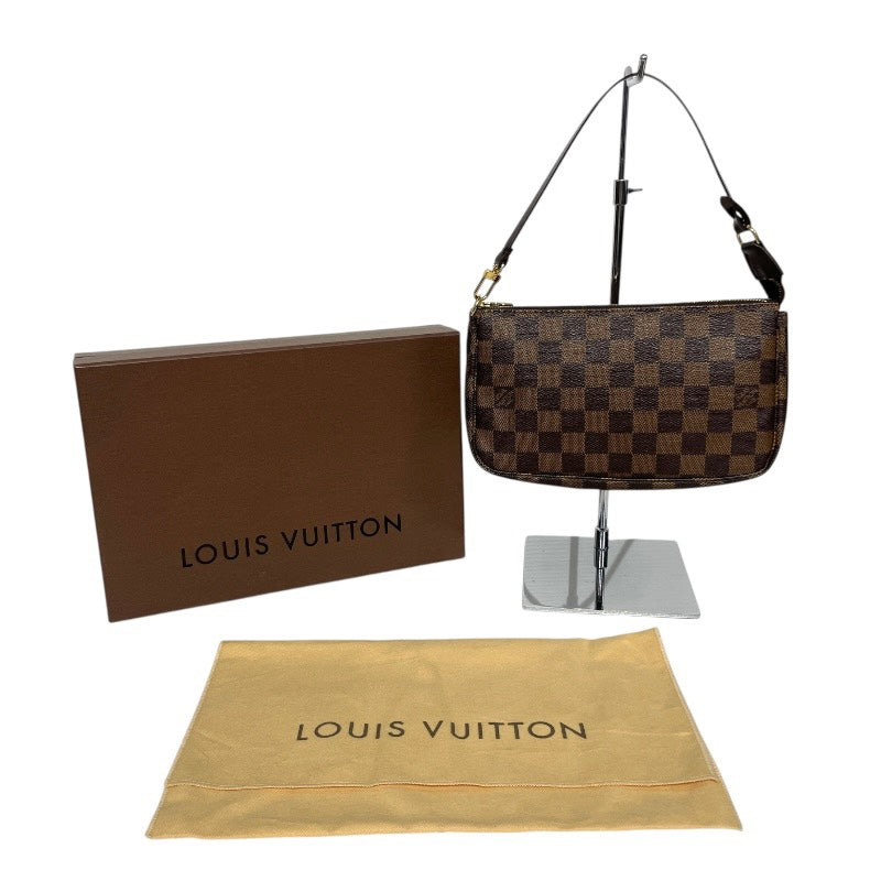 【LOUIS VUITTON】ルイ・ヴィトン ポシェット アクセソワール N41206 ハンドバッグ レディース ダミエエベヌ ミニバッグ アクセサリーポーチ