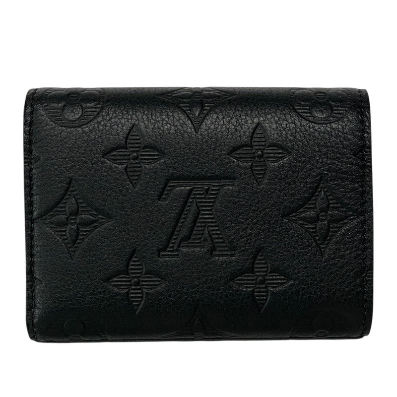 【LOUIS VUITTON】ルイ・ヴィトン ヴィクター・ウォレット M12635 三つ折り財布 レザー メンズ モノグラムシャドウ 黒 ブラック ノワール