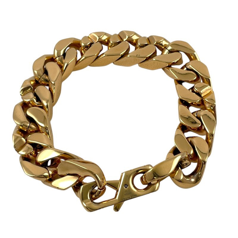 【LOUIS VUITTON】ルイ・ヴィトン ブレスレ チェーンリンクス M00306 ブレスレット メンズ 喜平 モノグラム ゴールド