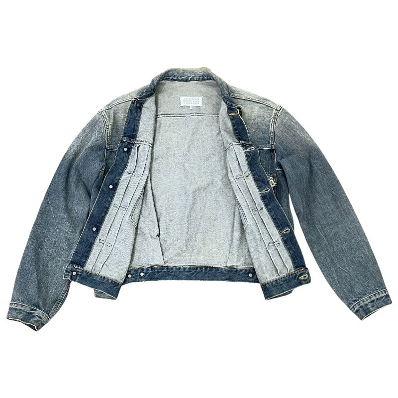 【Maison Margiela】メゾンマルジェラ デストロイド ジャケット S50AM0501 デニムジャケット メンズ サイズ48 170/88A