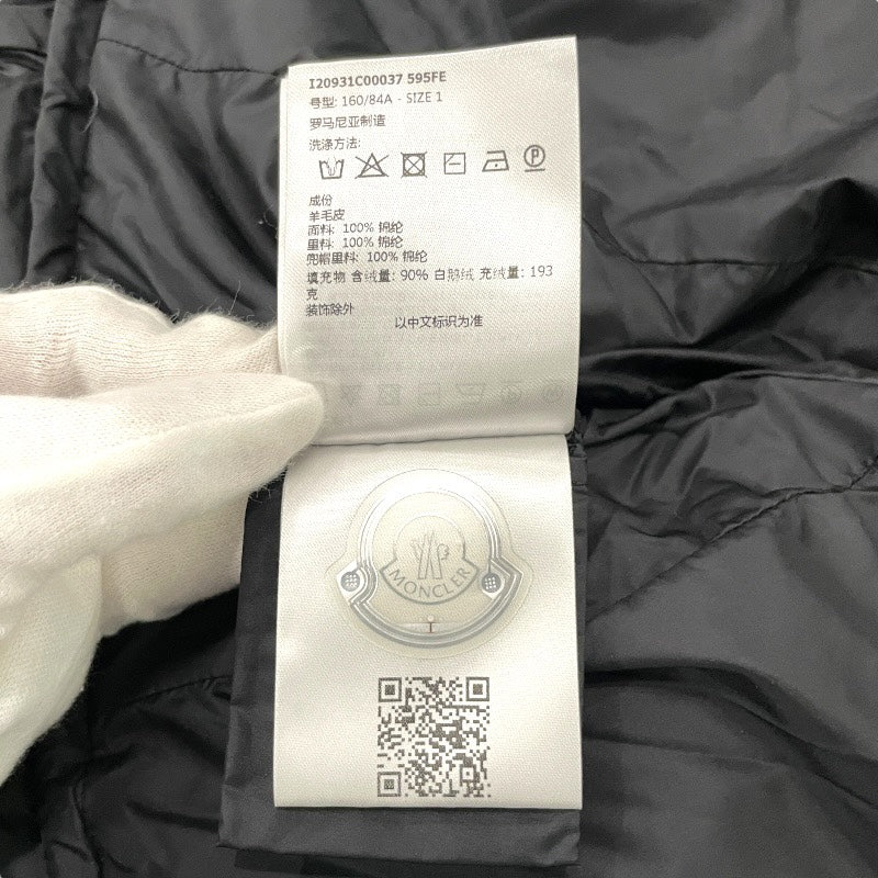 【MONCLER】モンクレール 23年 HIRMAFUR イルマファー ダウンジャケット レディース ダウンコート サイズ1 黒 ブラック 美品