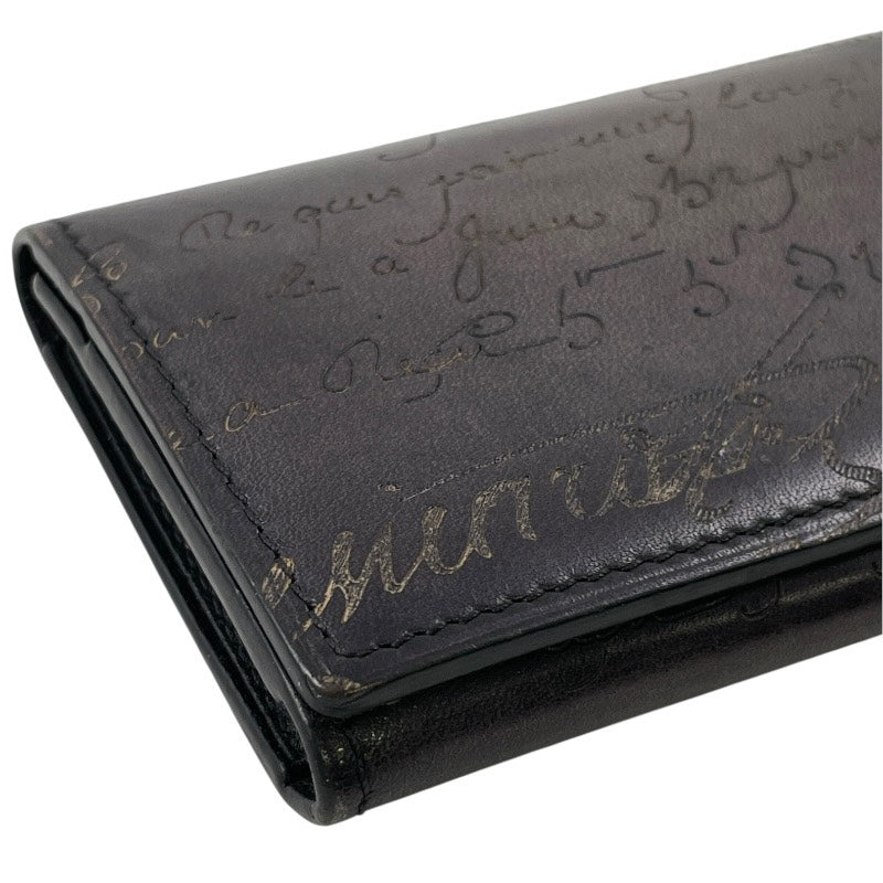 【Berluti】ベルルッティ インブイア IMBUIA 名刺入れ レザー メンズ カリグラフィ カードケース