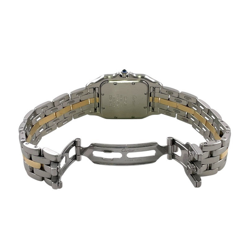 【CARTIER】カルティエ パンテールMM 1ロウ W25028B5 腕時計 SS/YG レディース クォーツ デイト メンズ