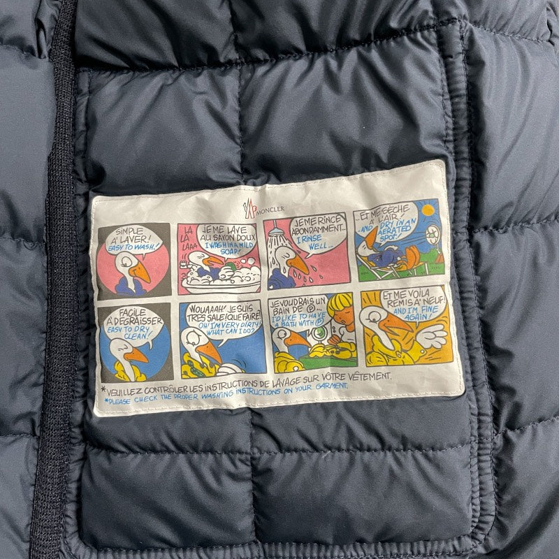 【MONCLER】モンクレール FAISAN GIUBBOTTO I20931C00017 54A81 ダウンジャケット レディース サイズ0 ダウンコート ネイビー 2023年製