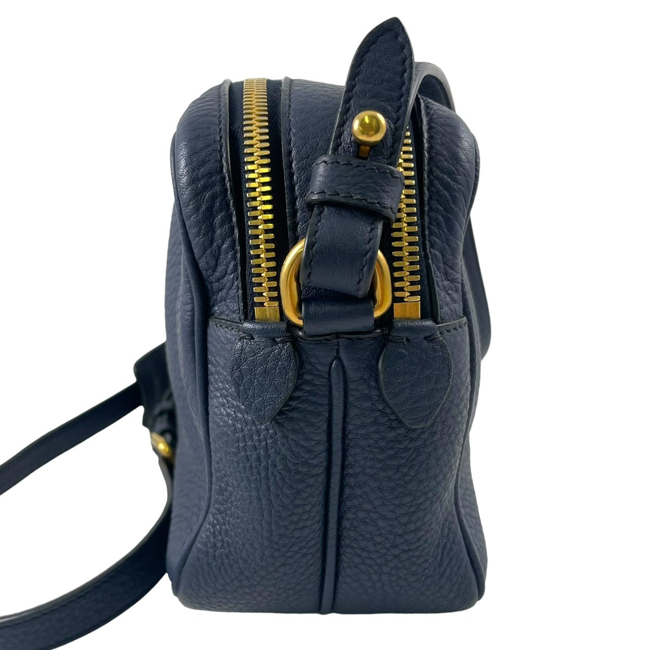 【PRADA】プラダ 1BH079 ショルダーバッグ レザーレディース ダブルジップ ポシェット 本革 クロスボディ ポーチ