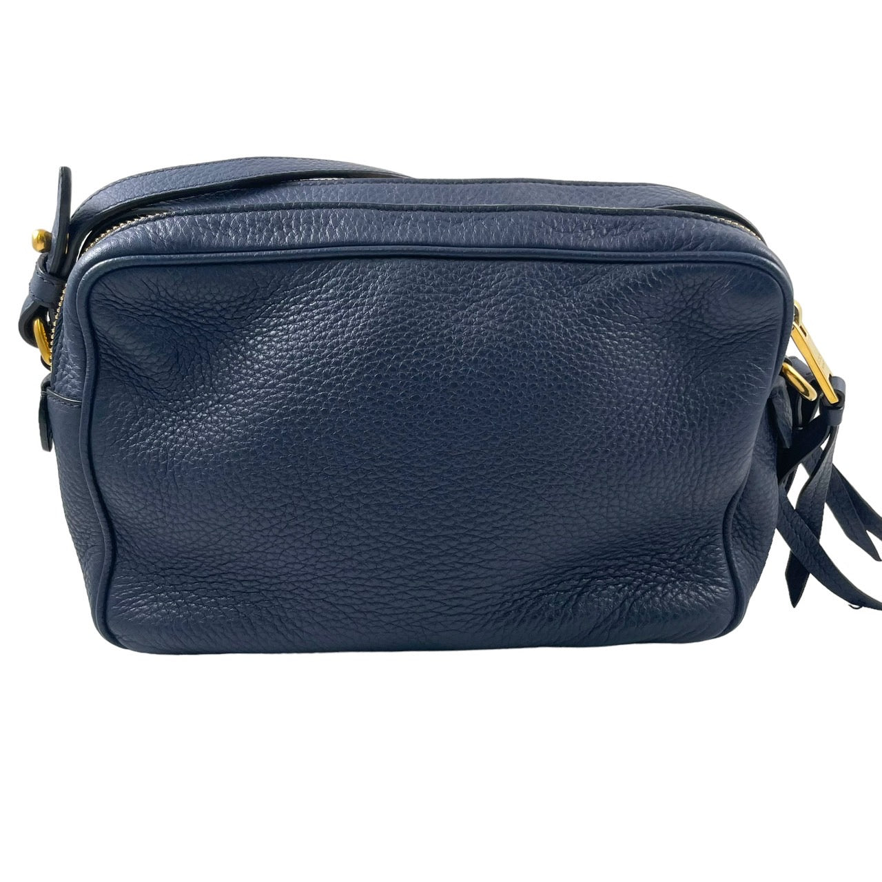 【PRADA】プラダ 1BH079 ショルダーバッグ レザーレディース ダブルジップ ポシェット 本革 クロスボディ ポーチ