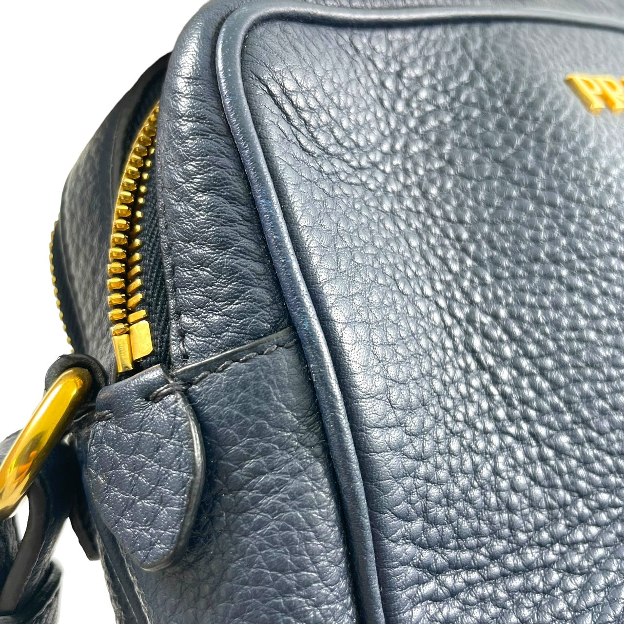 【PRADA】プラダ 1BH079 ショルダーバッグ レザーレディース ダブルジップ ポシェット 本革 クロスボディ ポーチ