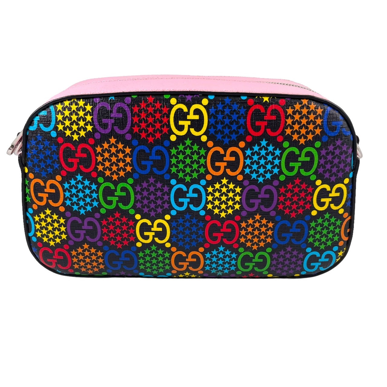 【GUCCI】グッチ GGサイケデリック 574886 ショルダーバッグ コーティングキャンバスレディース ポシェット GGスプリーム